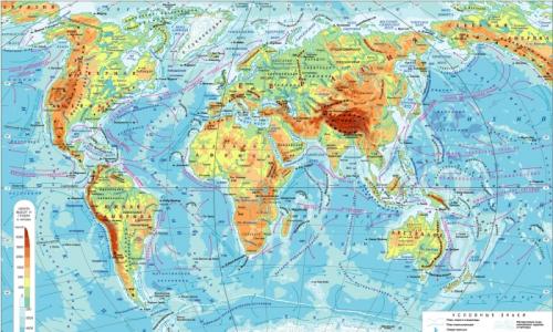 Большая подробная политическая карта мира на русском языке Политическая карта мира на русском подробная