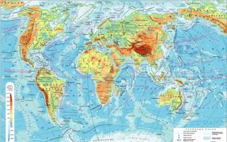 Велика політична карта світу російською мовою Політична карта світу російською детальна